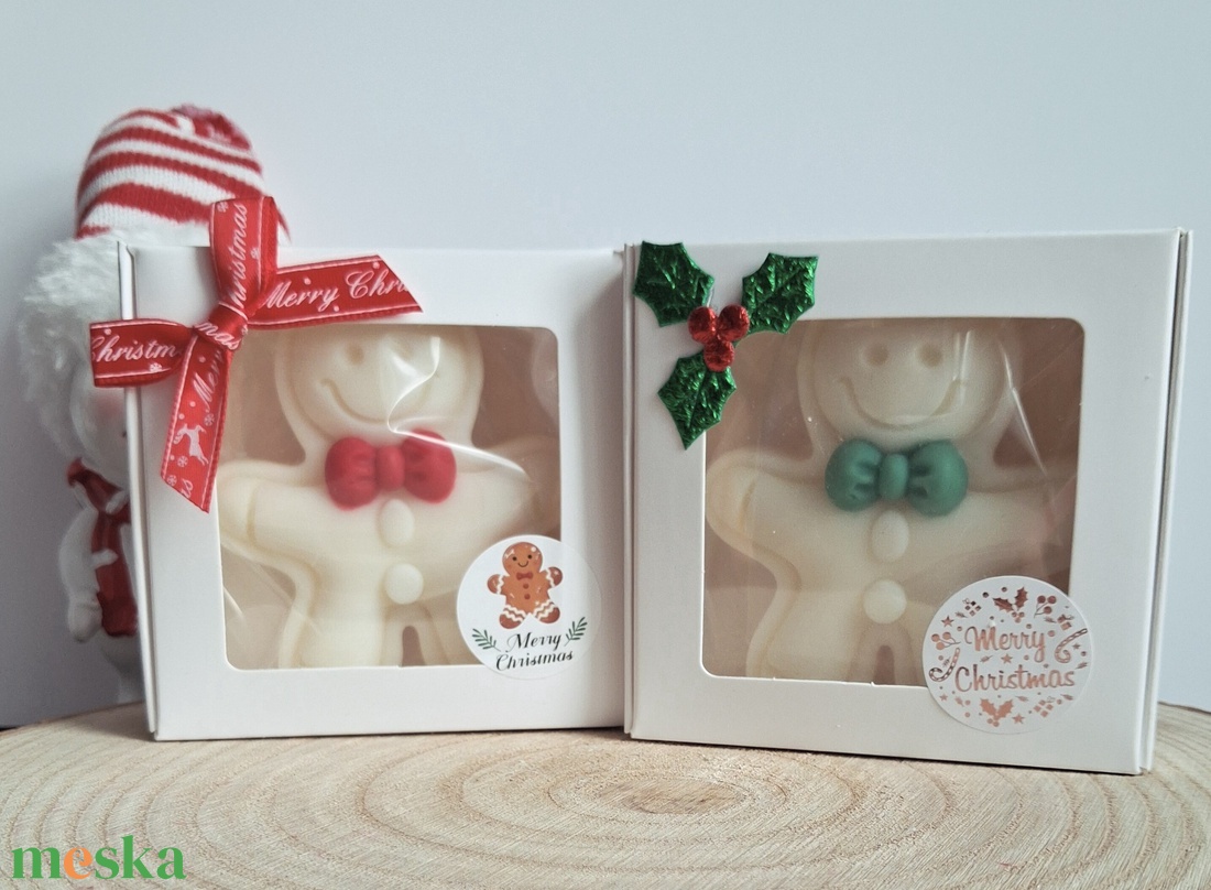 Díszdobozos karácsonyi illatgyertya-Mézi - karácsony - karácsonyi lakásdekoráció - karácsonyi illatgyertya, mécses - Meska.hu