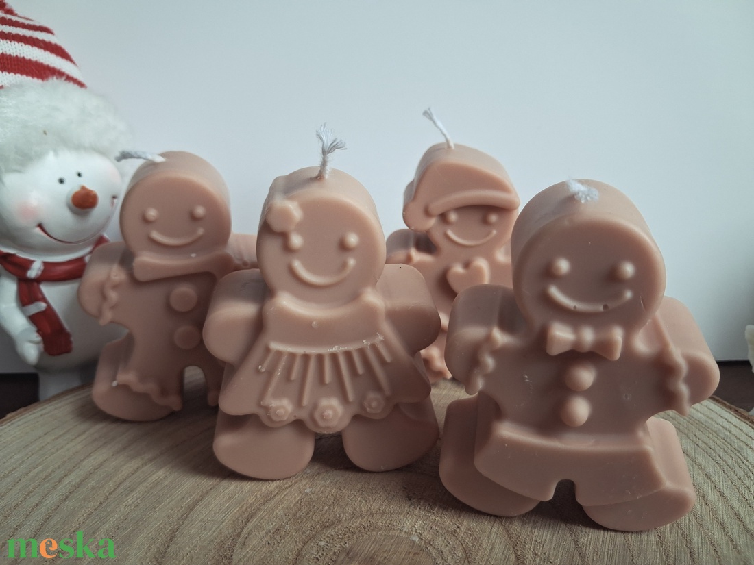 Karácsonyi Mézeskalács Illatgyertya Szójaviaszból - karácsony - karácsonyi lakásdekoráció - karácsonyi illatgyertya, mécses - Meska.hu