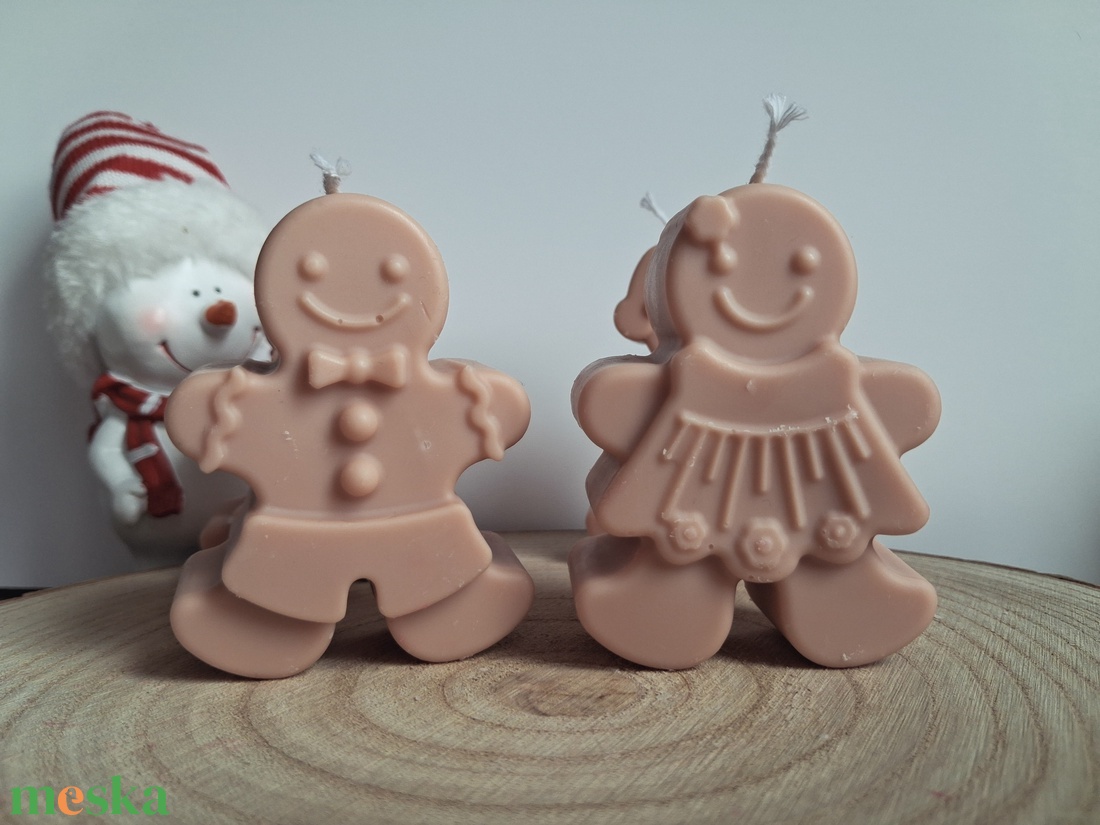 Karácsonyi Mézeskalács Illatgyertya Szójaviaszból - karácsony - karácsonyi lakásdekoráció - karácsonyi illatgyertya, mécses - Meska.hu