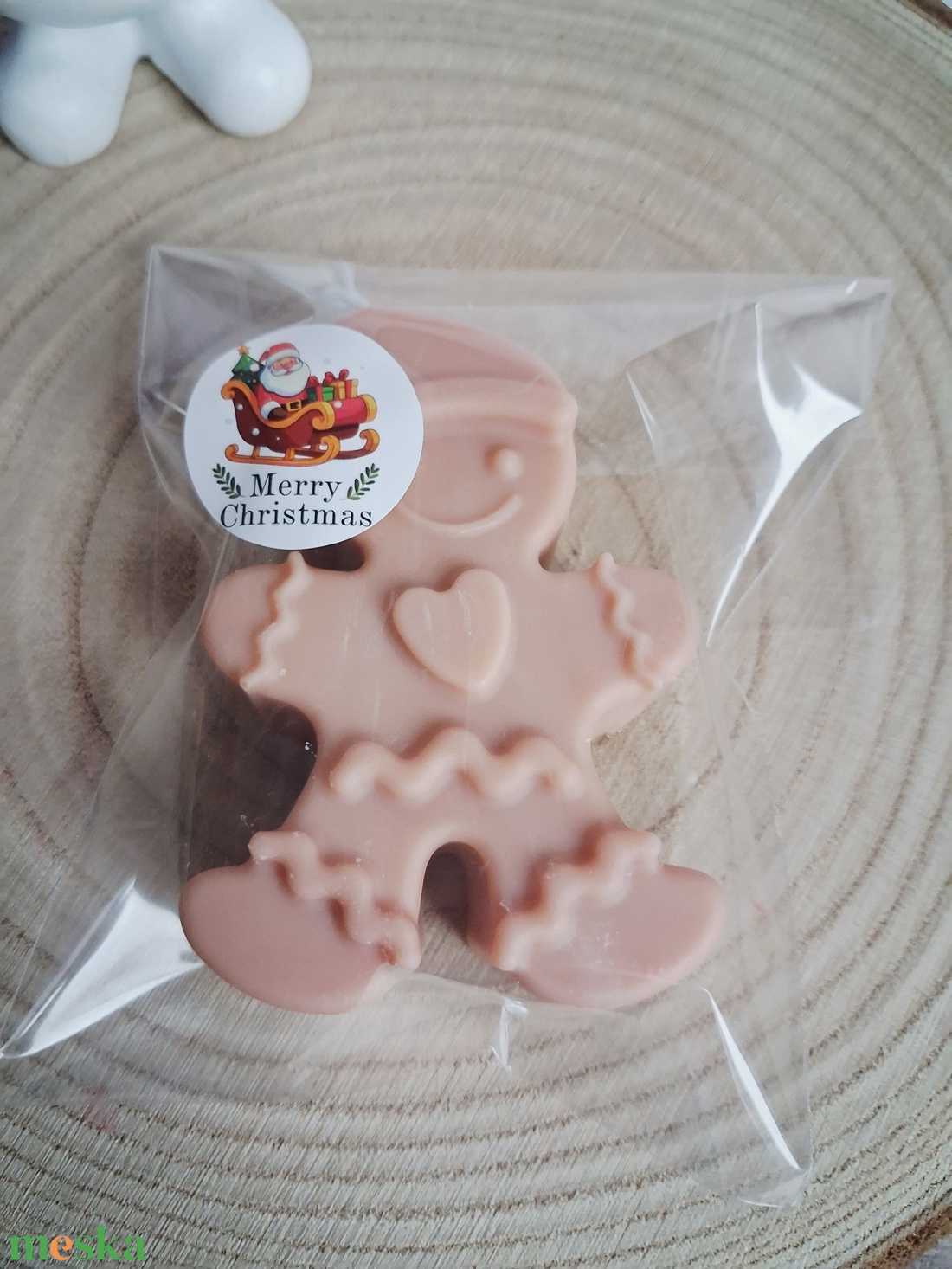 Karácsonyi Mézeskalács Illatgyertya Szójaviaszból - karácsony - karácsonyi lakásdekoráció - karácsonyi illatgyertya, mécses - Meska.hu