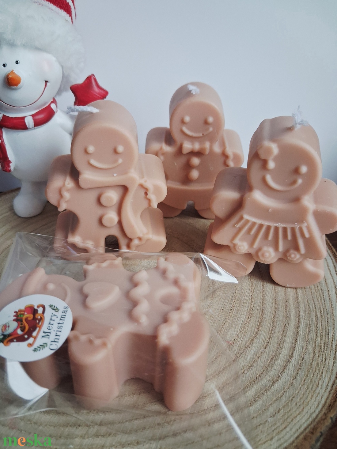 Karácsonyi Mézeskalács Illatgyertya Szójaviaszból - karácsony - karácsonyi lakásdekoráció - karácsonyi illatgyertya, mécses - Meska.hu