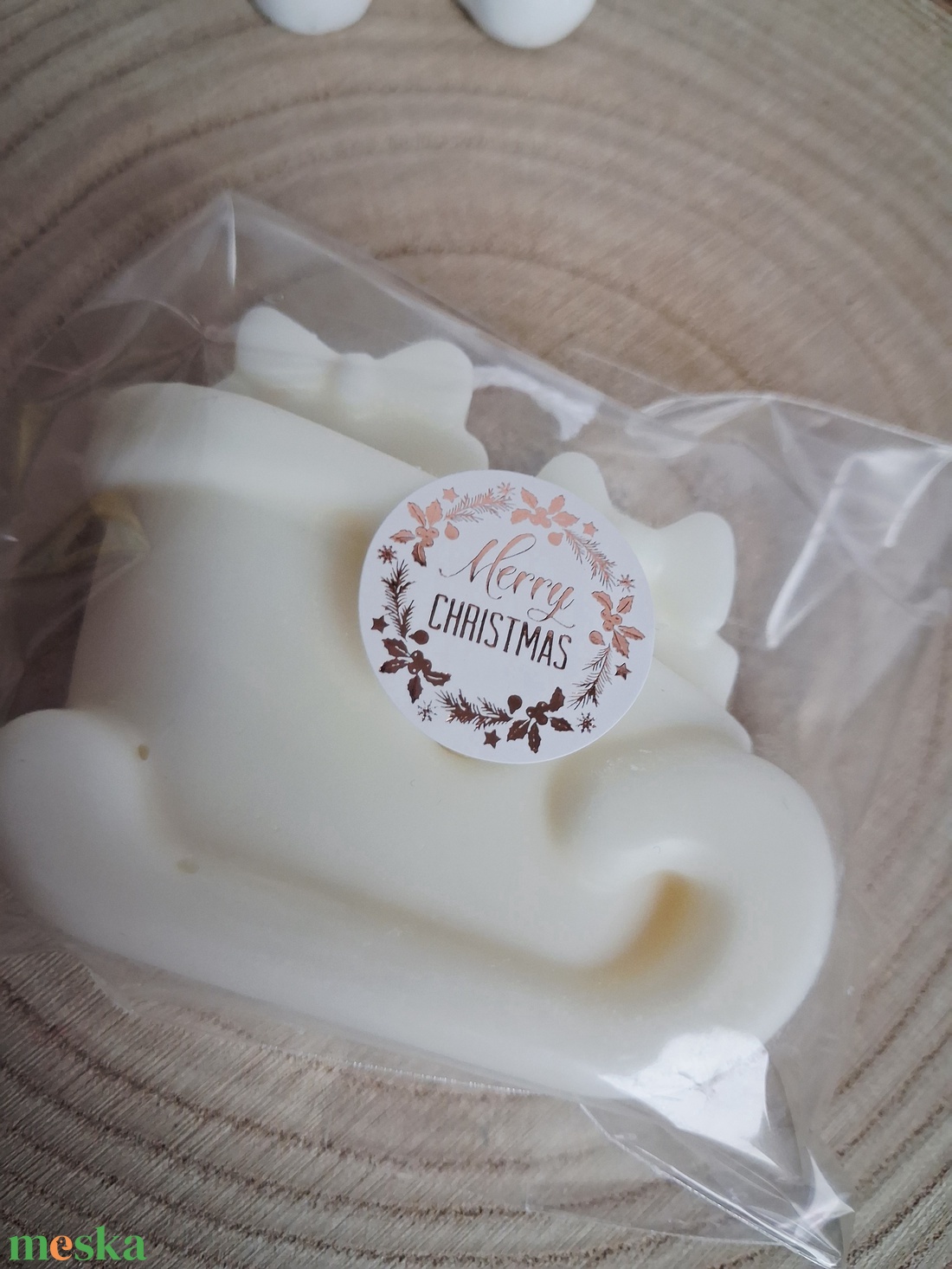 Karácsonyi Szánkó Illatgyertya Szójaviaszból - karácsony - karácsonyi lakásdekoráció - karácsonyi illatgyertya, mécses - Meska.hu