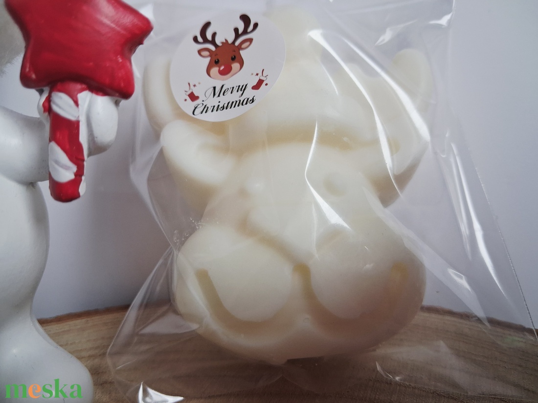 Karácsonyi Szarvas fej Illatgyertya Szójaviaszból - karácsony - karácsonyi lakásdekoráció - karácsonyi illatgyertya, mécses - Meska.hu