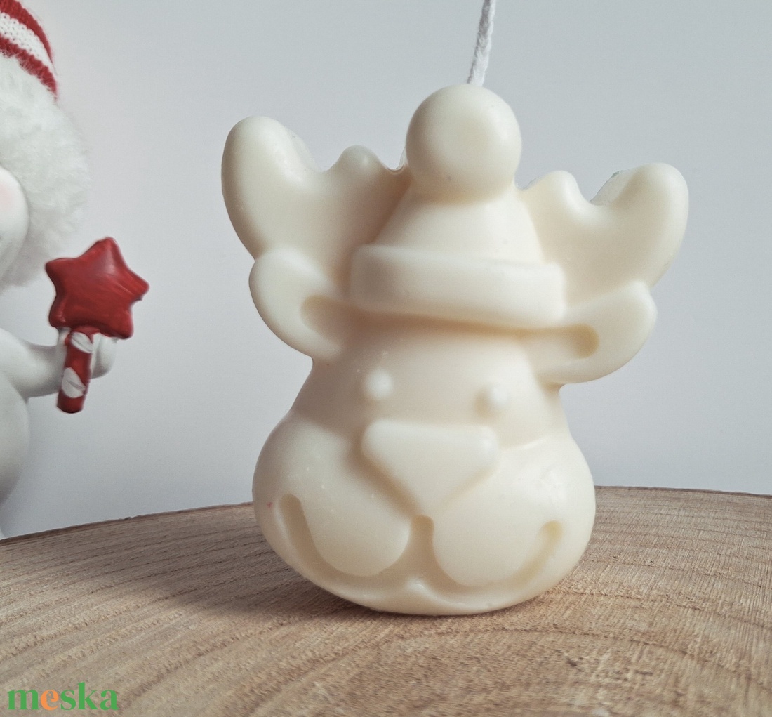 Karácsonyi Szarvas fej Illatgyertya Szójaviaszból - karácsony - karácsonyi lakásdekoráció - karácsonyi illatgyertya, mécses - Meska.hu