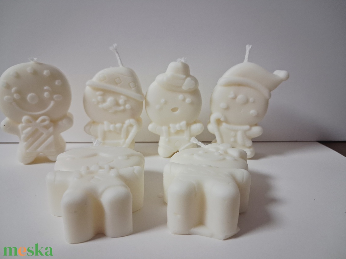 Karácsonyi Mézikék Illatgyertya csomag Szójaviaszból - karácsony - karácsonyi lakásdekoráció - karácsonyi illatgyertya, mécses - Meska.hu