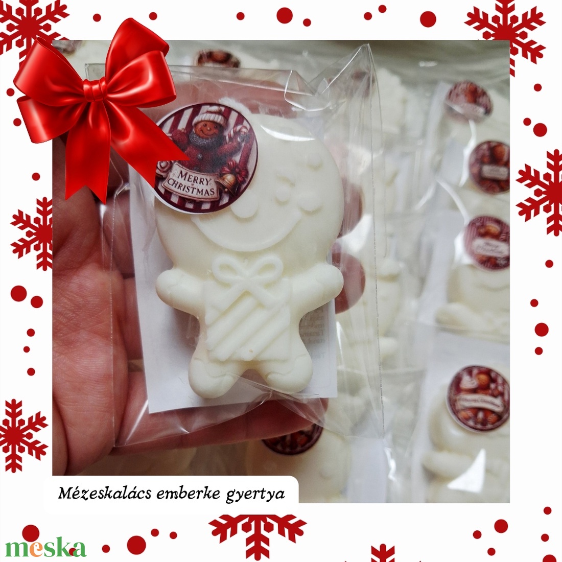 Karácsonyi Mézikék Illatgyertya csomag Szójaviaszból - karácsony - karácsonyi lakásdekoráció - karácsonyi illatgyertya, mécses - Meska.hu