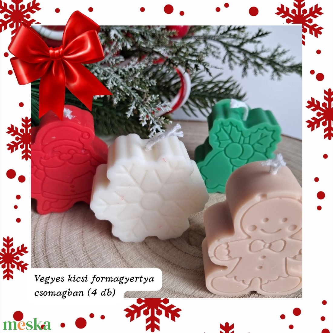 Karácsonyi Illatgyertya csomag Szójaviaszból - karácsony - karácsonyi lakásdekoráció - karácsonyi illatgyertya, mécses - Meska.hu