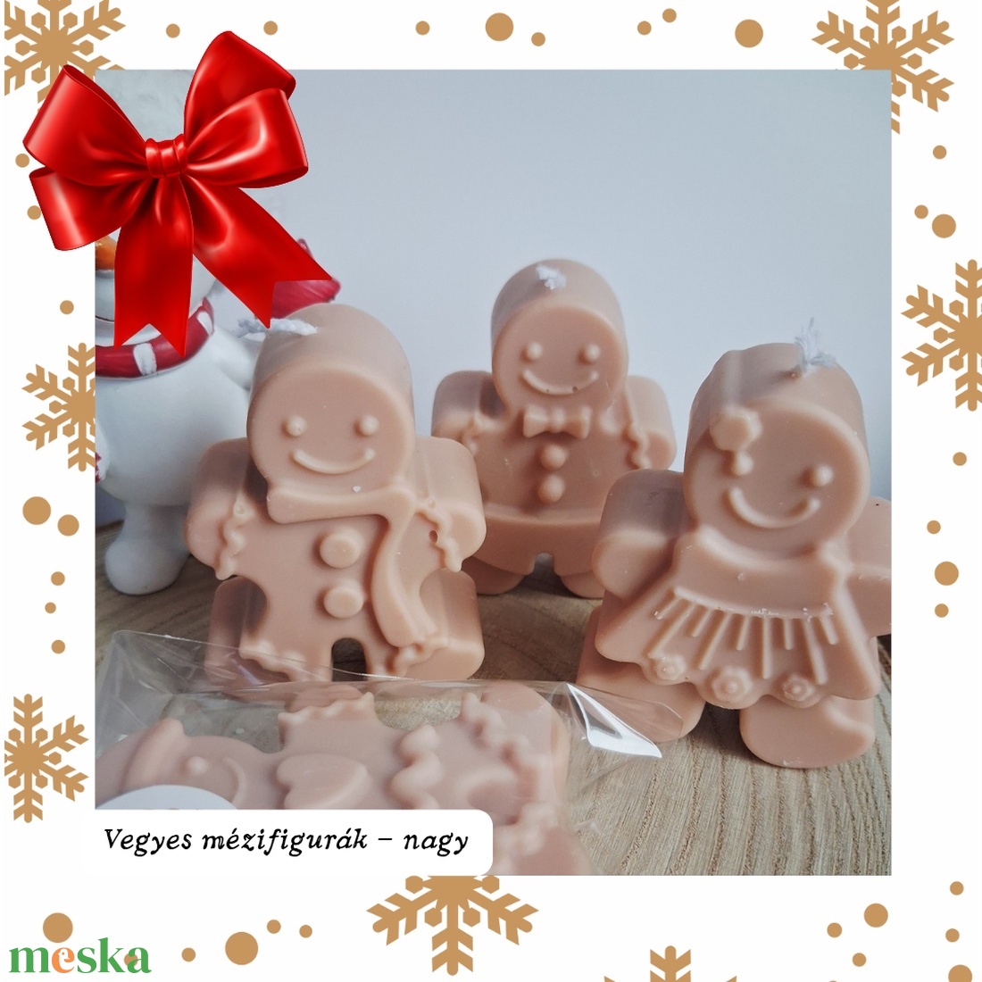 Karácsonyi Mézeskalács Illatgyertya Szójaviaszból - karácsony - karácsonyi lakásdekoráció - karácsonyi illatgyertya, mécses - Meska.hu