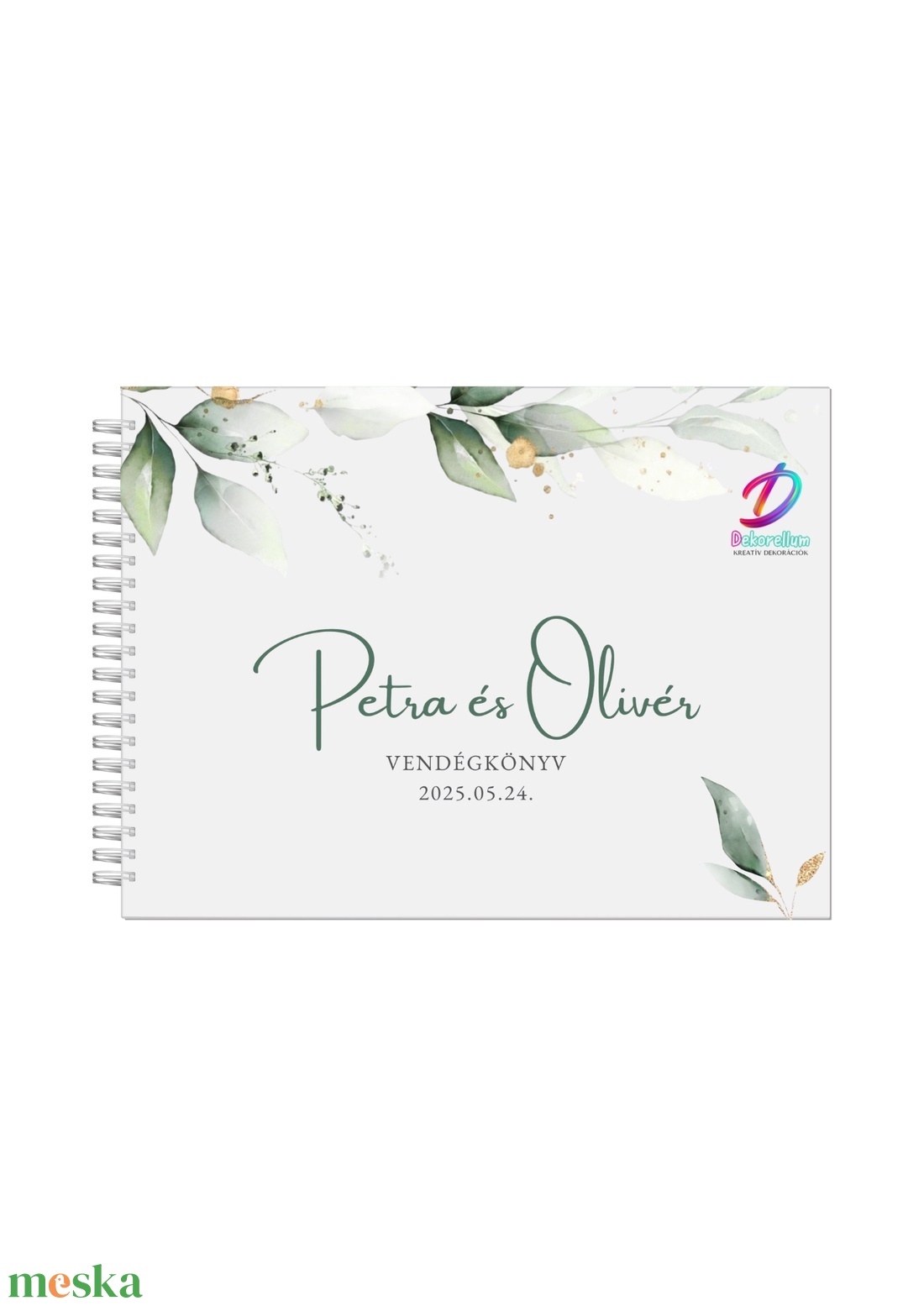 Esküvői vendégkönyv - esküvő - emlék & ajándék - vendégkönyv - Meska.hu
