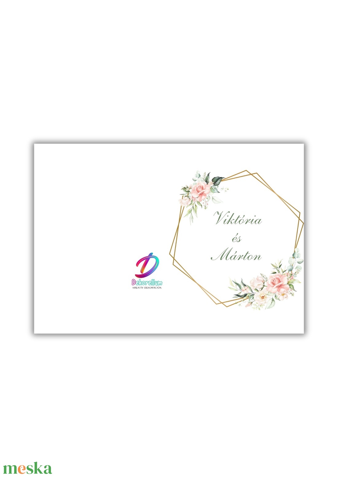 Esküvői meghívó pasztell színekkel - esküvő - meghívó & kártya - meghívó - Meska.hu