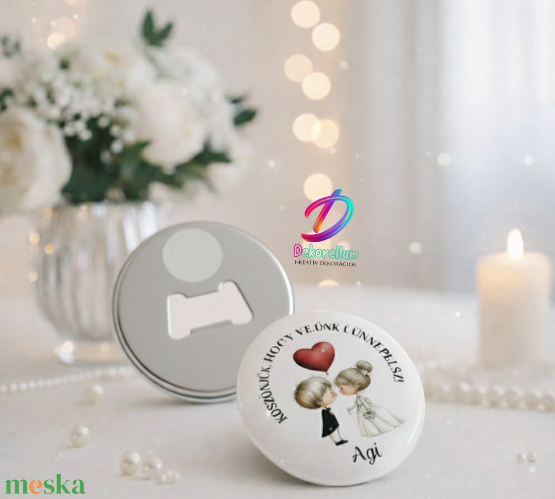 Hasznos esküvői köszönetajándék-üvegnyitó - esküvő - emlék & ajándék - köszönőajándék - Meska.hu