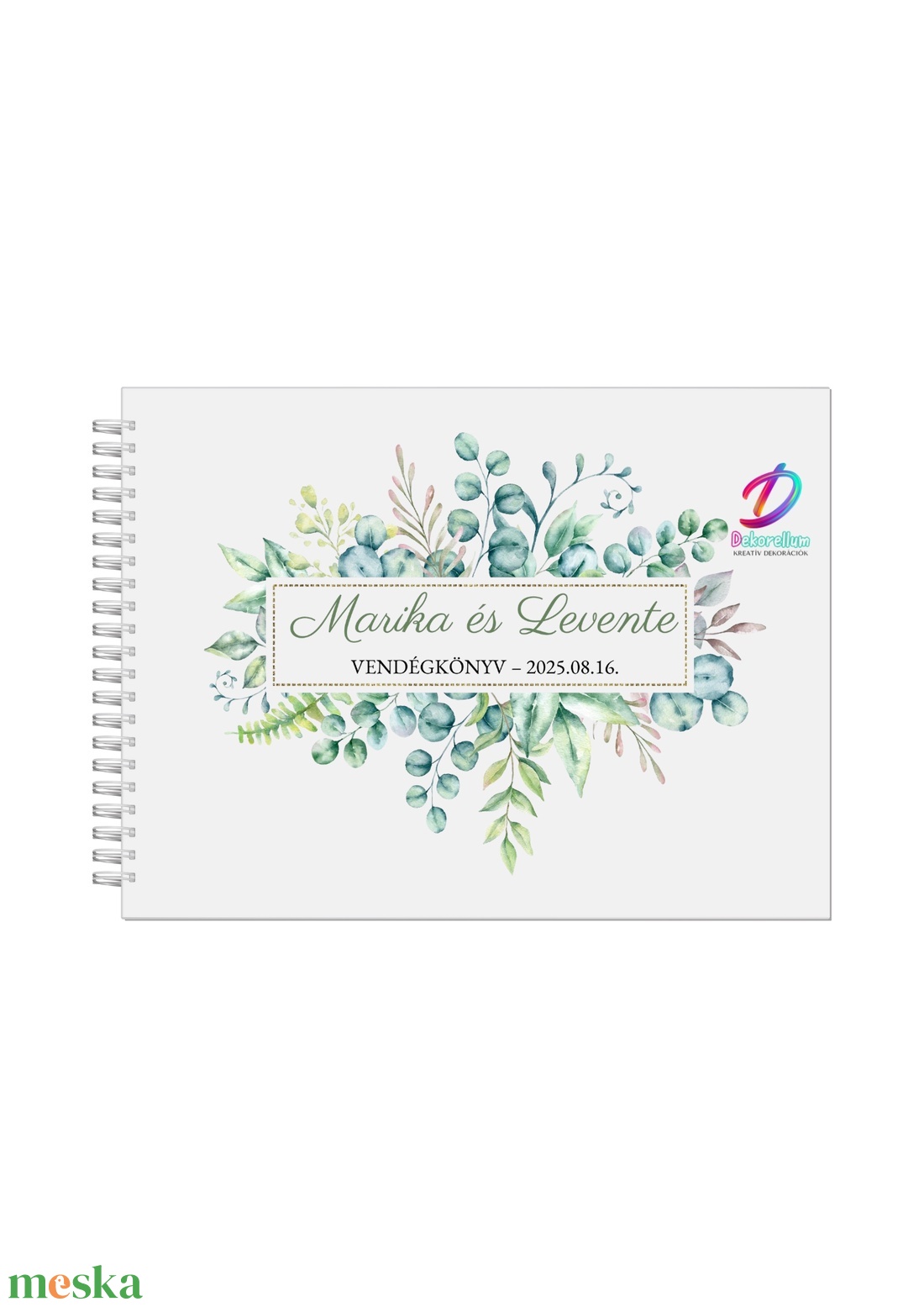 Esküvői vendégkönyv - esküvő - emlék & ajándék - vendégkönyv - Meska.hu