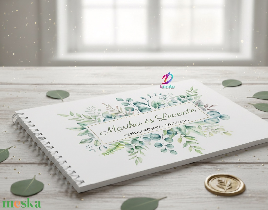 Esküvői vendégkönyv - esküvő - emlék & ajándék - vendégkönyv - Meska.hu