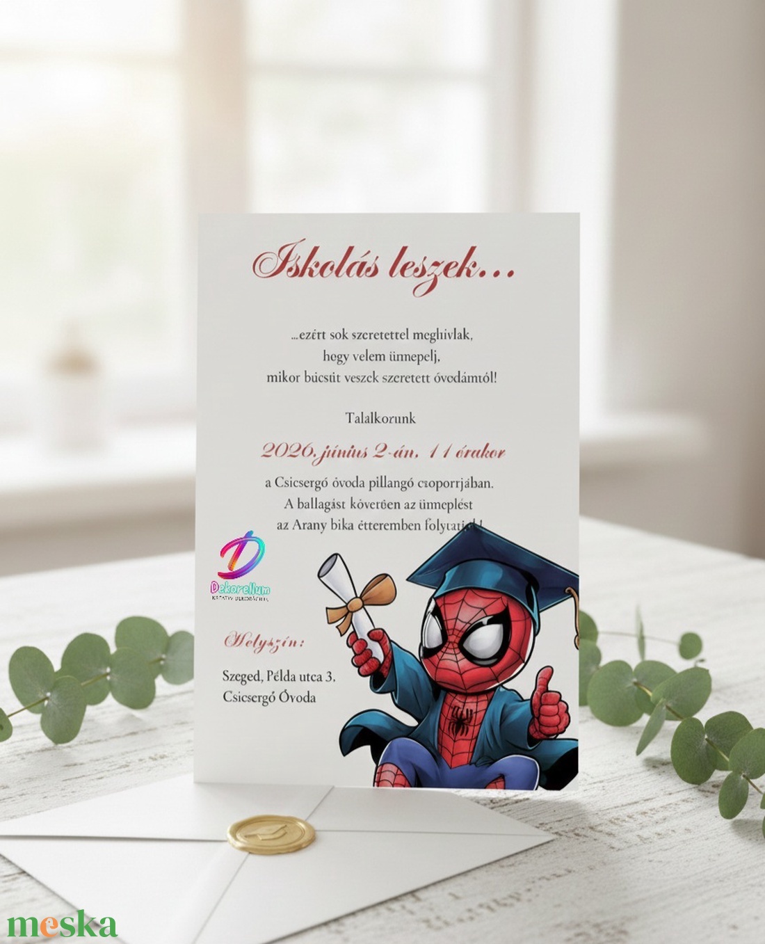 Ovis ballagási meghívó - otthon & életmód - papír, írószer - ajándékozás kellékei - meghívó - Meska.hu