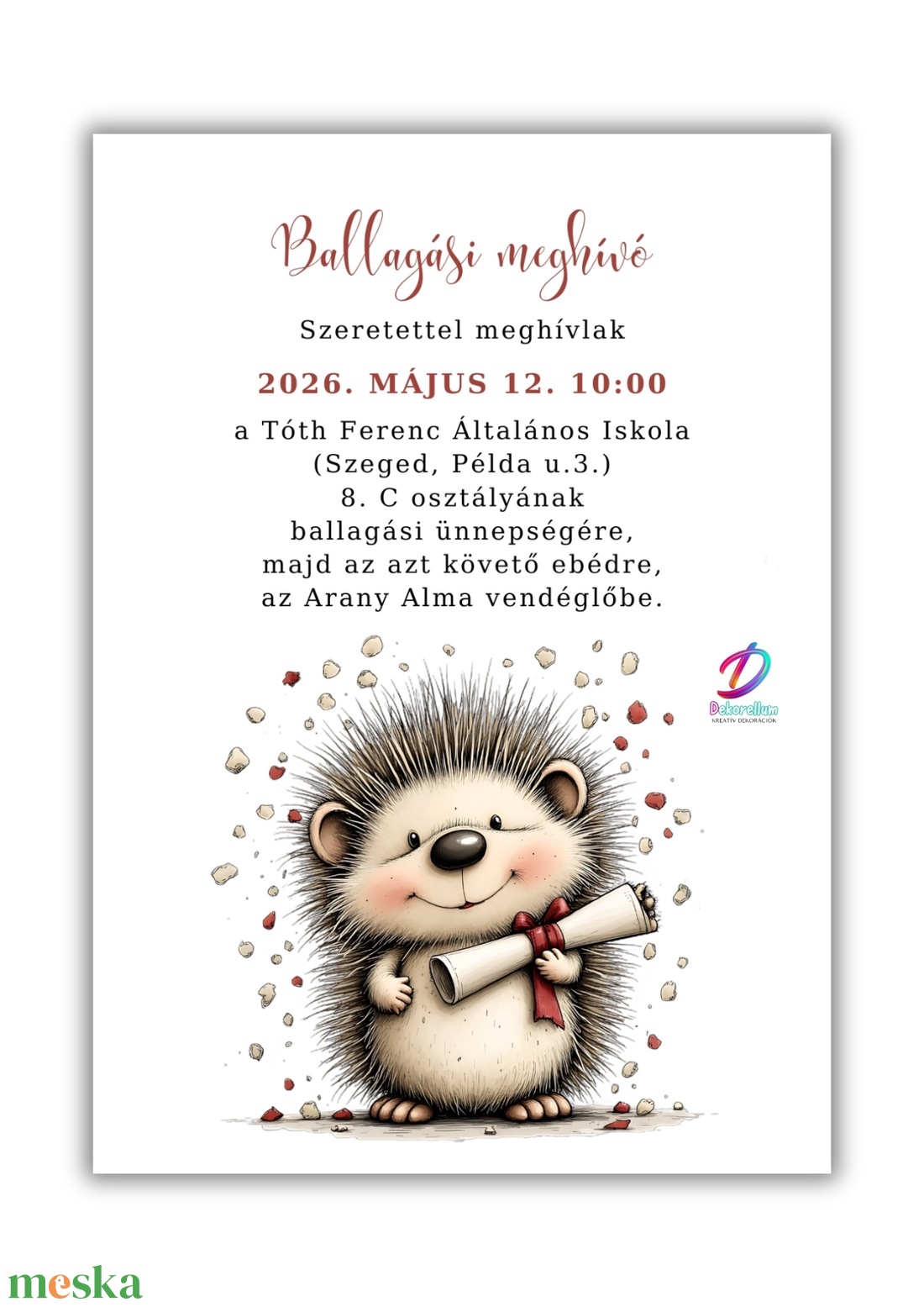 Ovis ballagási meghívó - otthon & életmód - papír, írószer - ajándékozás kellékei - meghívó - Meska.hu