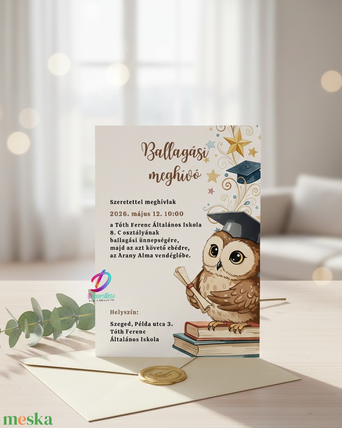 Ovis ballagási meghívó - otthon & életmód - papír, írószer - ajándékozás kellékei - meghívó - Meska.hu