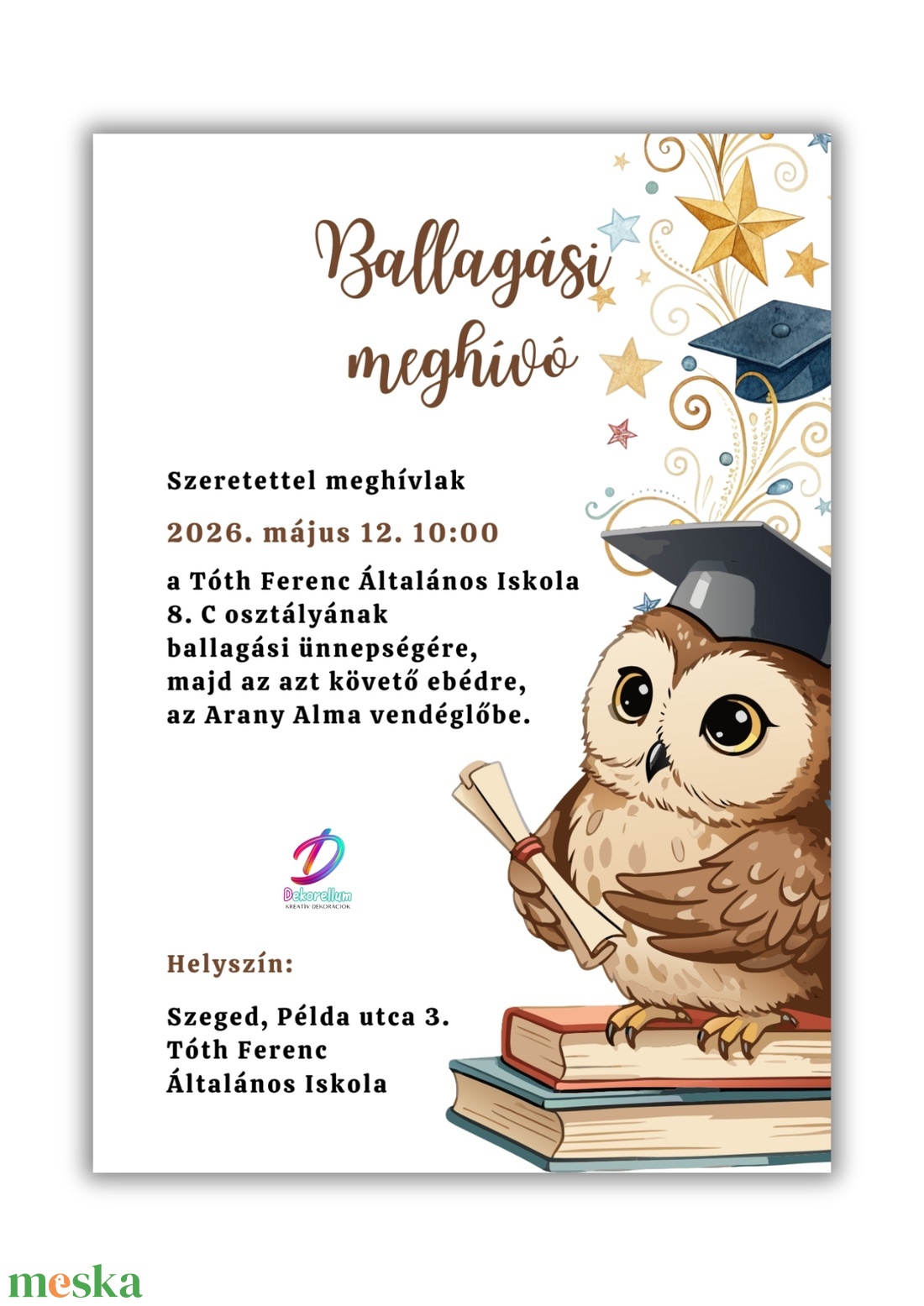 Ovis ballagási meghívó - otthon & életmód - papír, írószer - ajándékozás kellékei - meghívó - Meska.hu