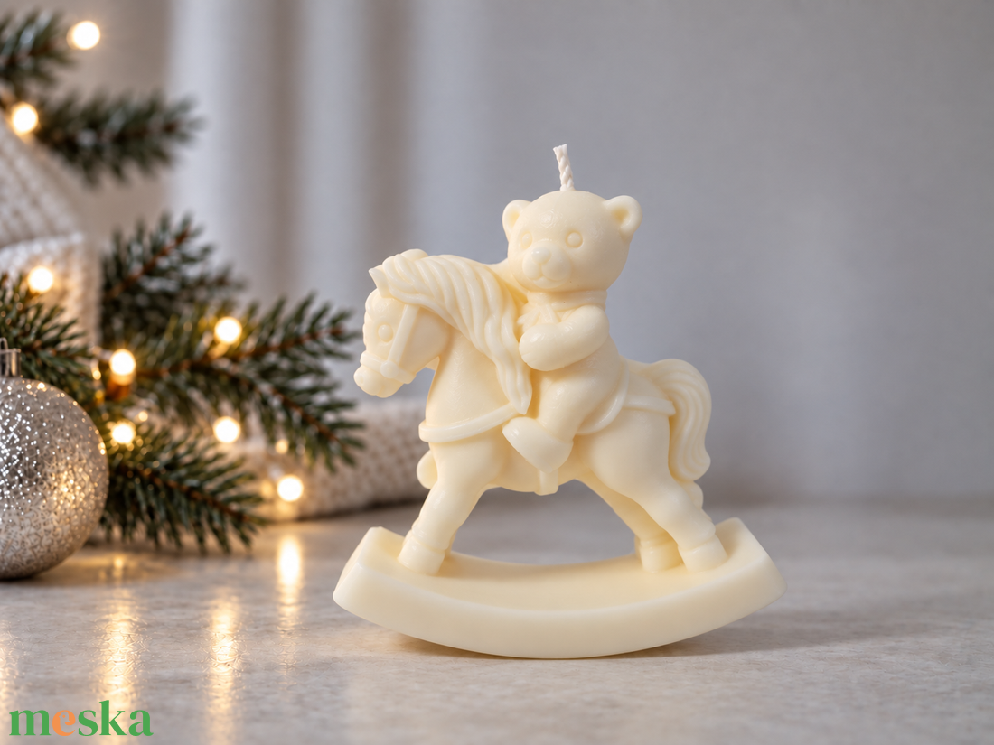 Hintalovas maci szójagyertya díszdobozban � Kézműves karácsonyi ajándék - karácsony - karácsonyi lakásdekoráció - karácsonyi illatgyertya, mécses - Meska.hu