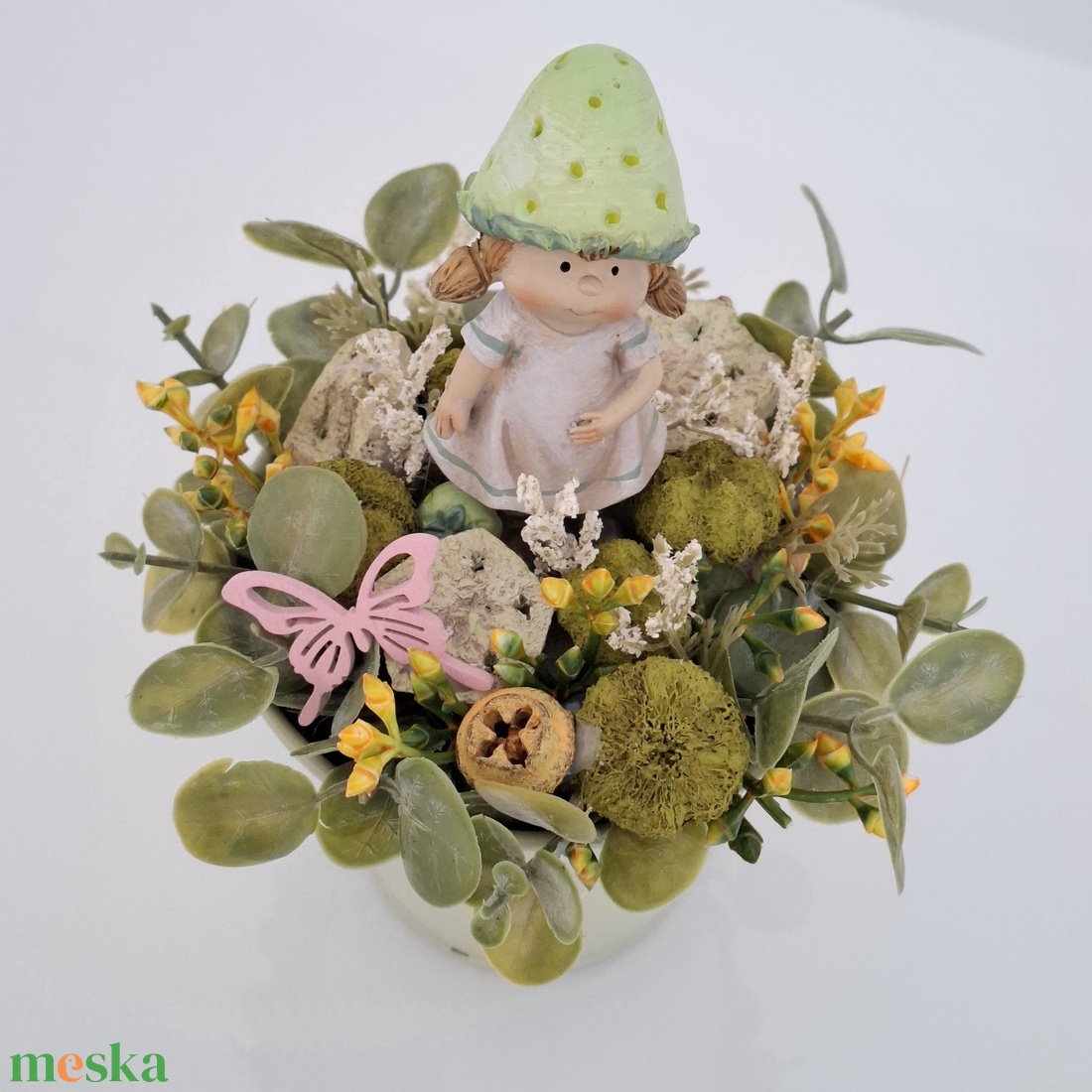 Tavaszi asztaldísz  - otthon & életmód - virágdekoráció - virágdíszek - asztali virágdísz - Meska.hu