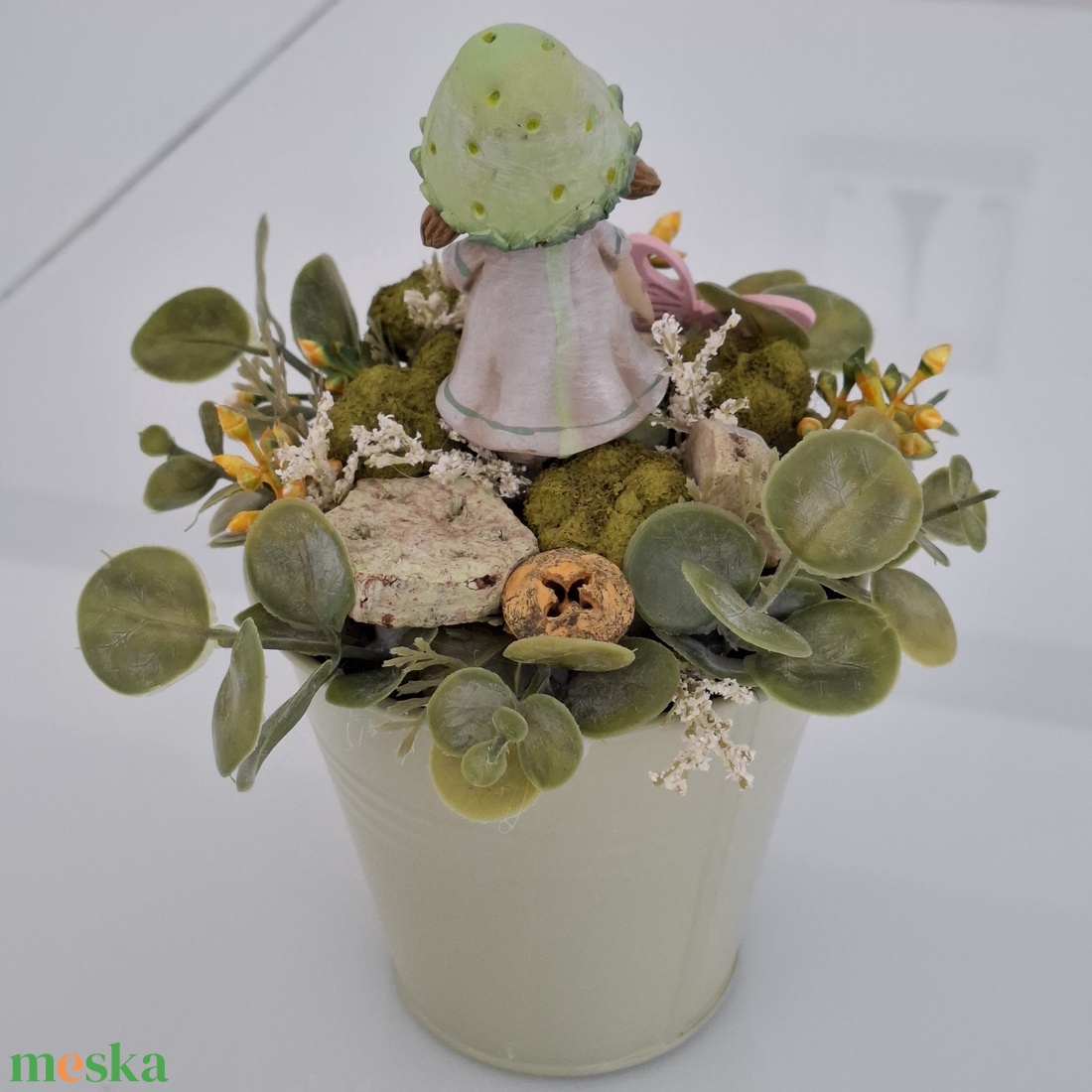 Tavaszi asztaldísz  - otthon & életmód - virágdekoráció - virágdíszek - asztali virágdísz - Meska.hu