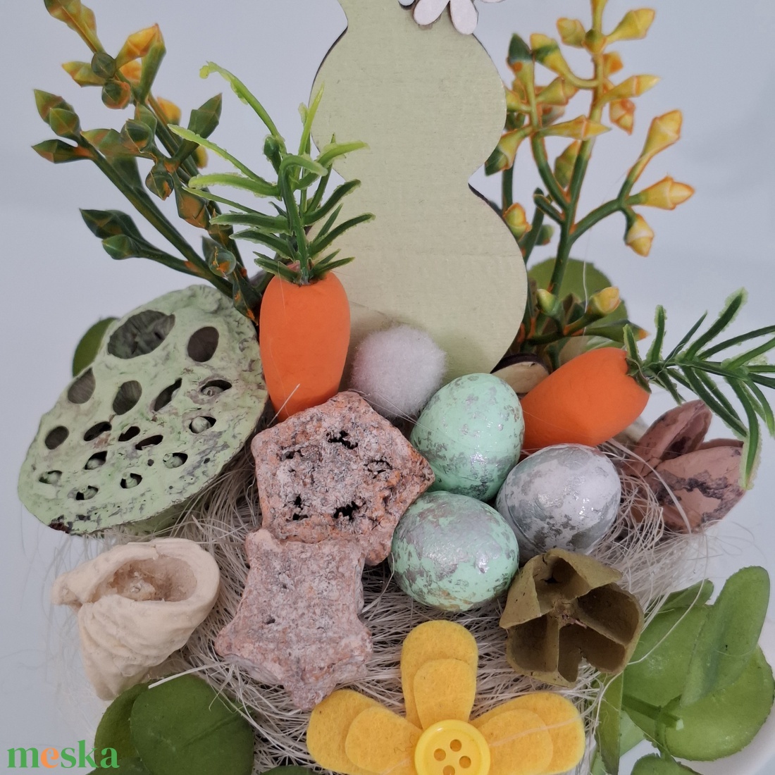 Húsvéti dísz bögrében - ünnepi díszek, dekorációk - húsvéti díszek és dekorációk - húsvéti asztaldíszek - Meska.hu