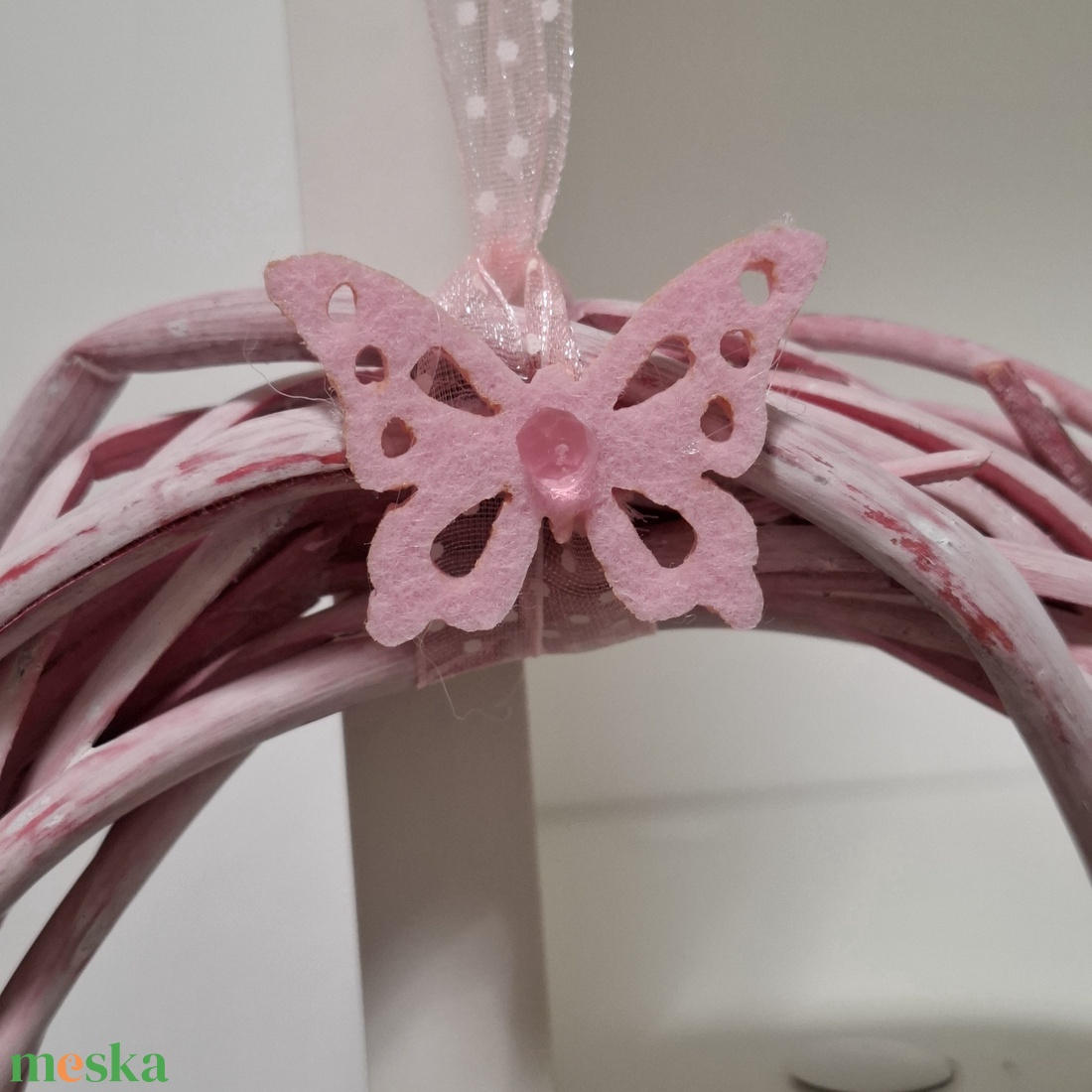 Kopogtató madárral - otthon & életmód - dekoráció - ajtó- és ablak dekoráció - ajtódísz & kopogtató - Meska.hu