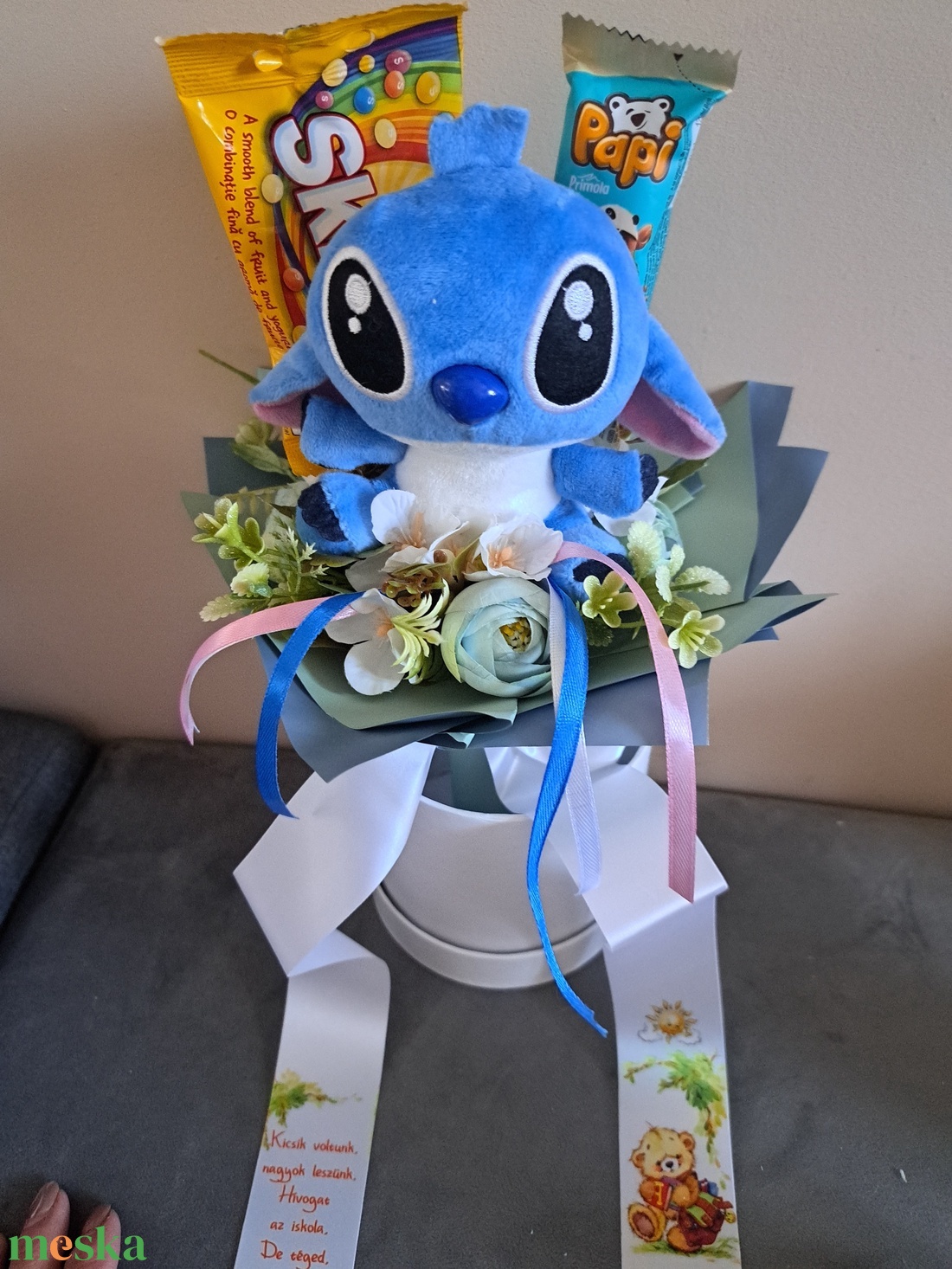 Stitch ovis csokor - otthon & életmód - dekoráció - Meska.hu