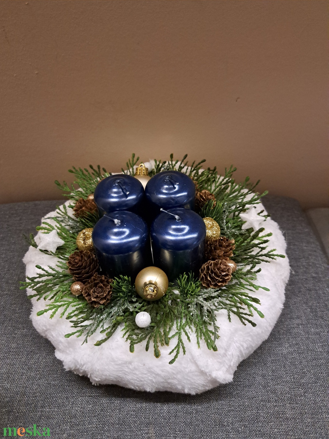 Adventi asztaldísz - karácsony - adventi díszek - adventi asztaldísz - Meska.hu