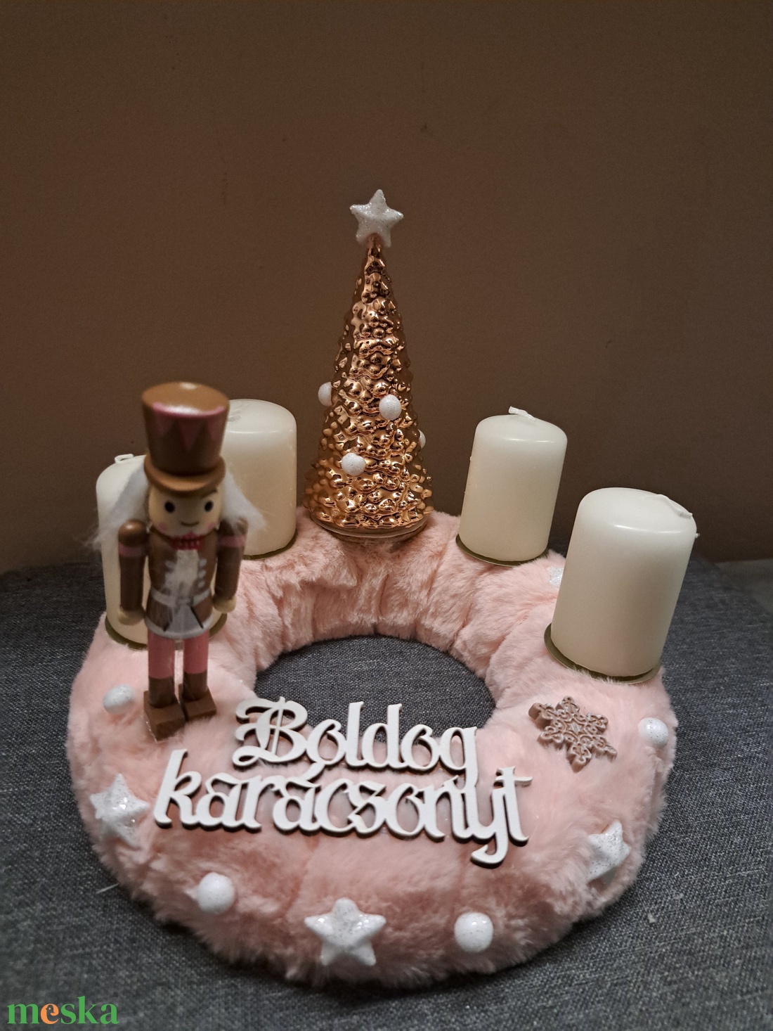 Diótörős adventi dísz - karácsony - adventi díszek - adventi asztaldísz - Meska.hu