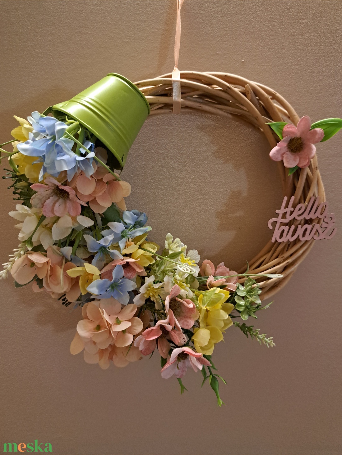 Tavaszi szett - otthon & életmód - dekoráció - ajtó- és ablak dekoráció - ajtódísz & kopogtató - Meska.hu