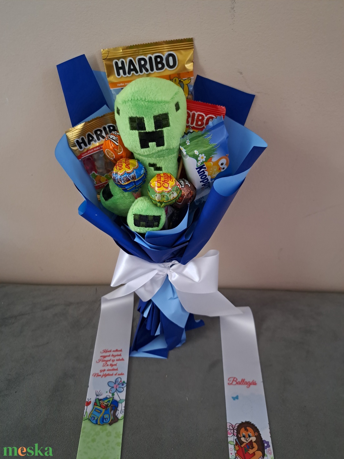 Minecraftos csokor - otthon & életmód - virágdekoráció - virágok - virágcsokor - Meska.hu