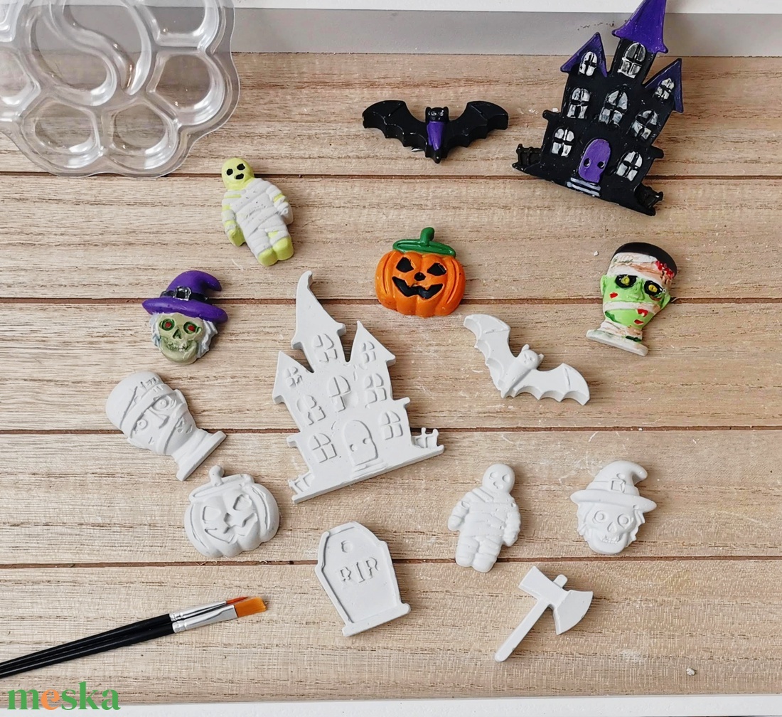 Festhető gipszfigurák szett, Halloween - diy (csináld magad) - egységcsomag - Meska.hu Festhető gipszfigurák szett, Halloween - diy (csináld magad) - egységcsomag - Meska.hu
