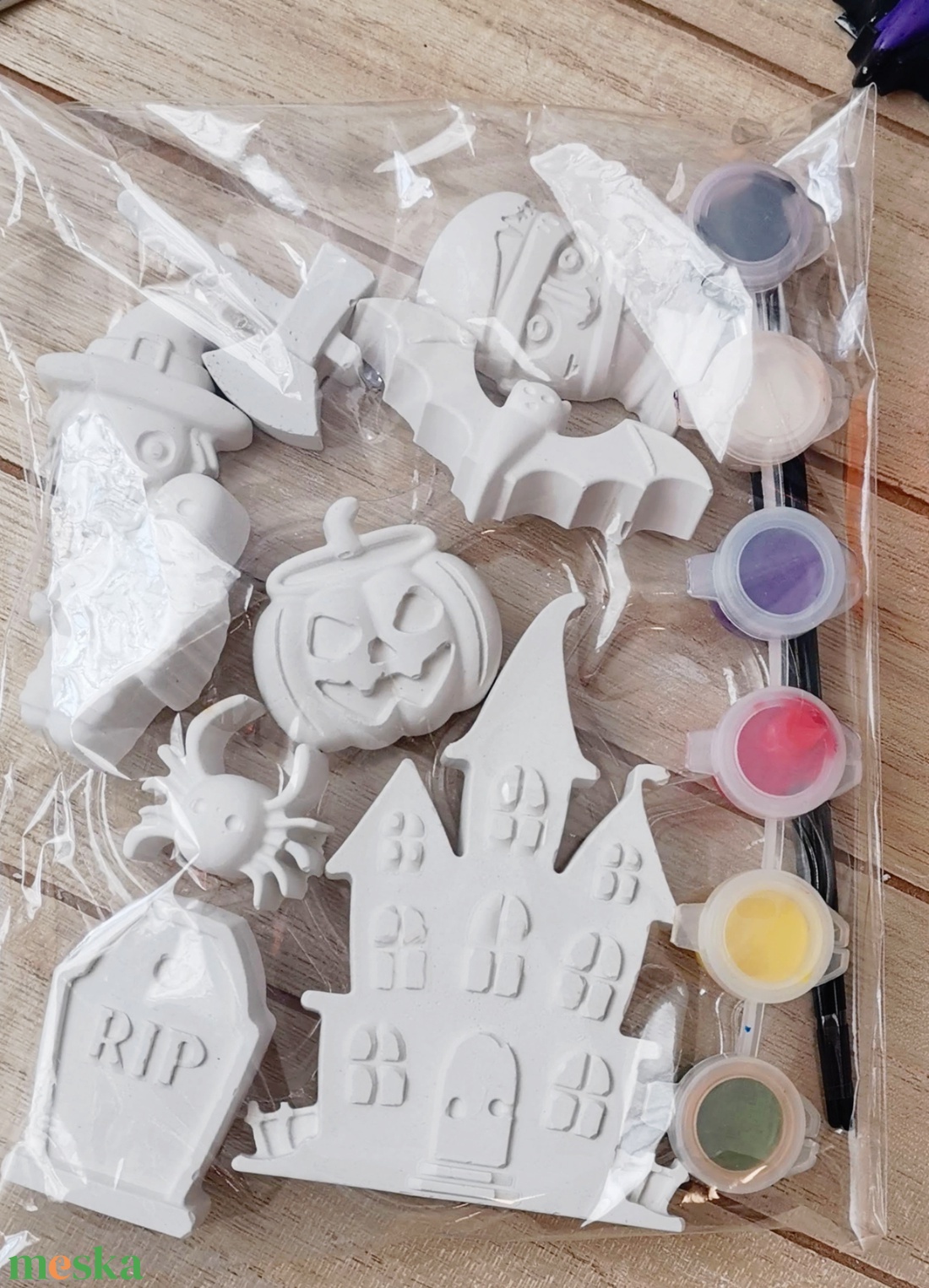 Festhető gipszfigurák szett, Halloween - diy (csináld magad) - egységcsomag - Meska.hu Festhető gipszfigurák szett, Halloween - diy (csináld magad) - egységcsomag - Meska.hu