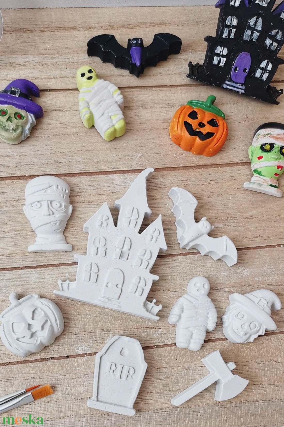 Festhető gipszfigurák szett, Halloween - diy (csináld magad) - egységcsomag - Meska.hu Festhető gipszfigurák szett, Halloween - diy (csináld magad) - egységcsomag - Meska.hu