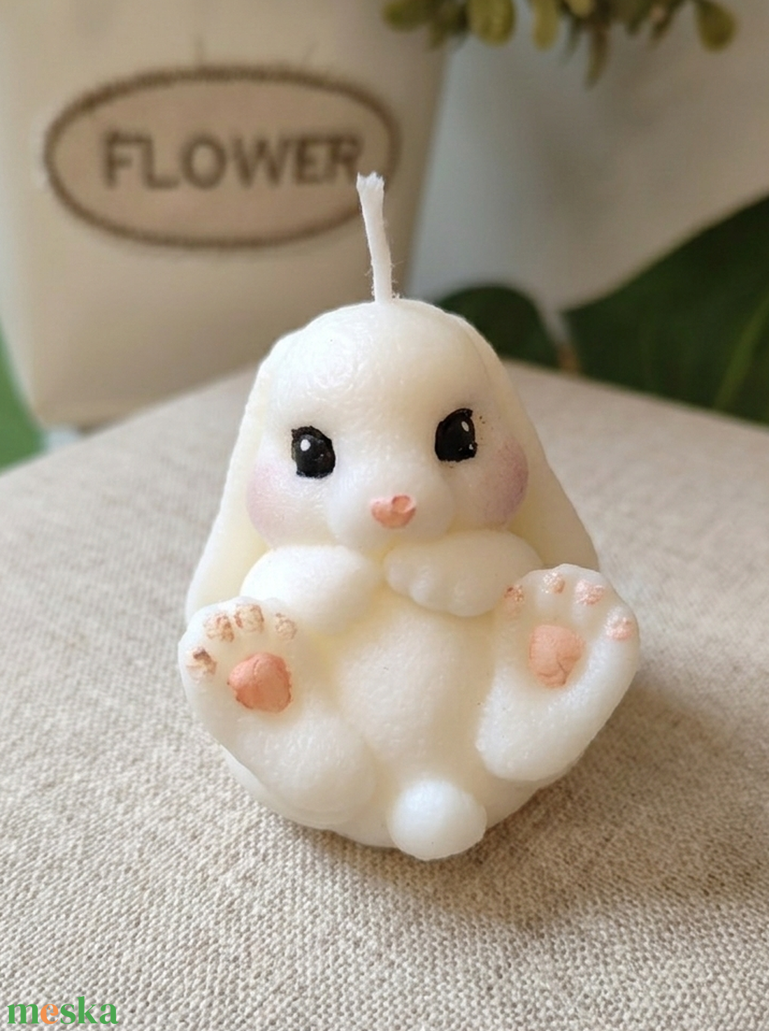  Kis ülő nyuszi - kézműves gyertya - otthon & életmód - gyertya, illat, aroma - gyertya - Meska.hu