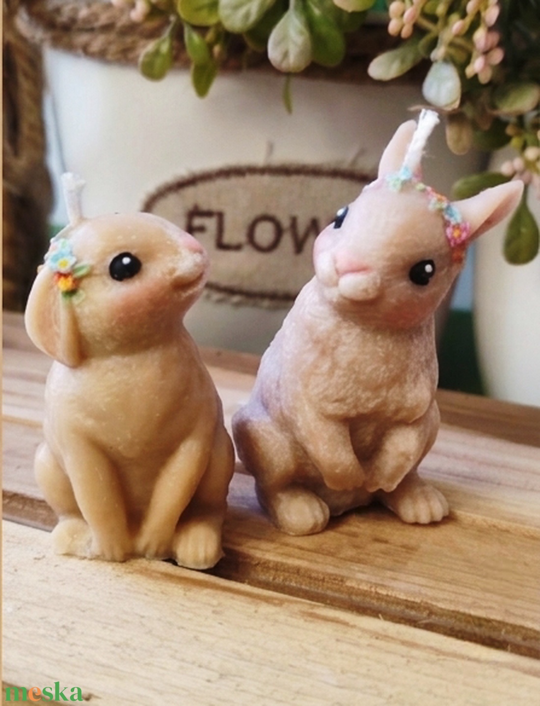  Kis nyuszik - kézműves gyertya - otthon & életmód - gyertya, illat, aroma - gyertya - Meska.hu