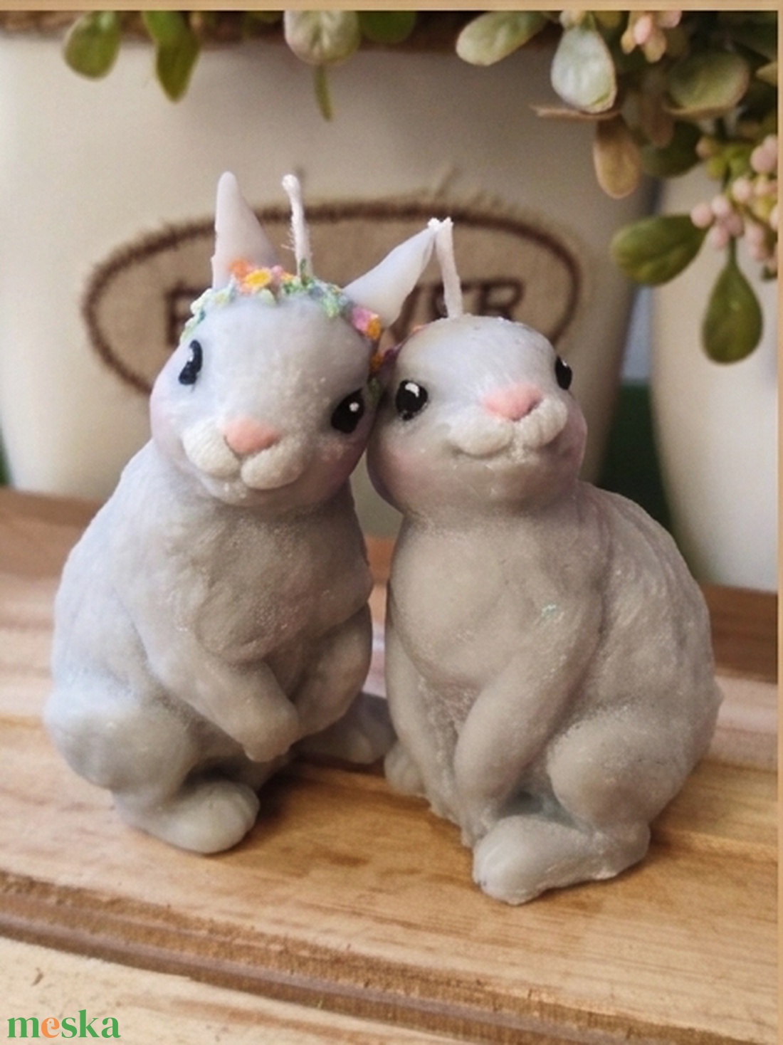  Kis nyuszik - kézműves gyertya - otthon & életmód - gyertya, illat, aroma - gyertya - Meska.hu