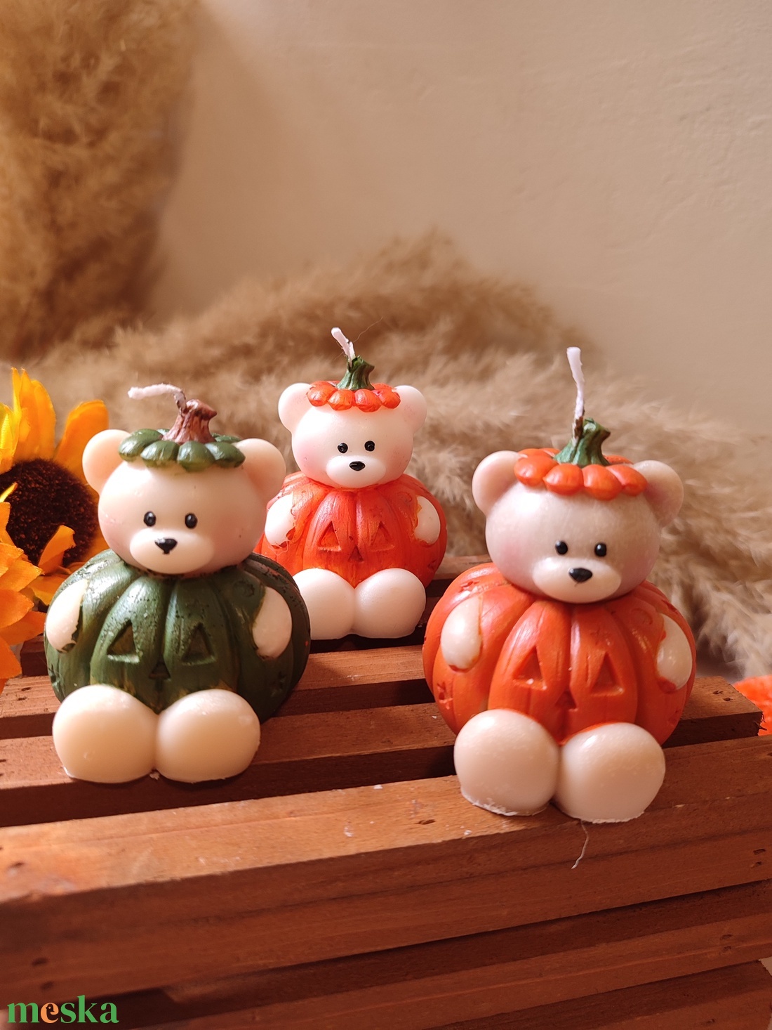 Halloween maci,  kézműves gyertya - otthon & életmód - gyertya, illat, aroma - gyertya - Meska.hu