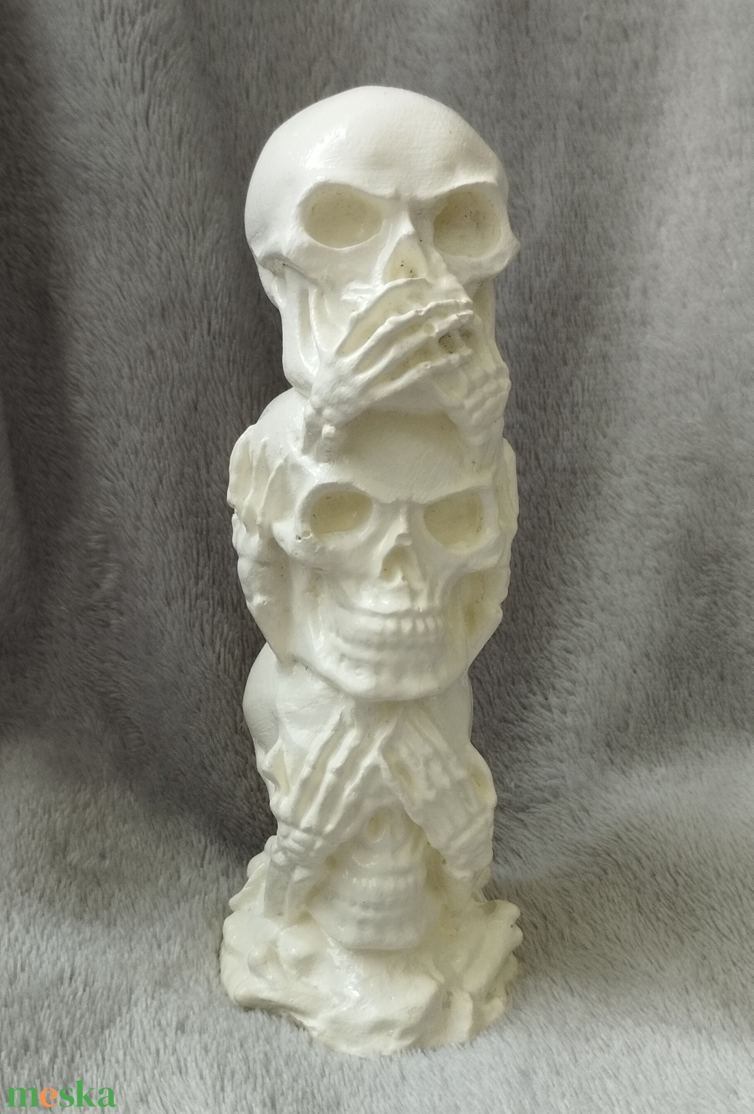 Nem lát, nem hall, nem beszél koponya - otthon & életmód - dekoráció - halloween - halloweeni figurák - Meska.hu Nem lát, nem hall, nem beszél koponya - otthon & életmód - dekoráció - halloween - halloweeni figurák - Meska.hu