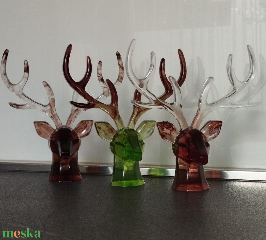 Szarvas ékszertartó dísz - otthon & életmód - dekoráció - dísztárgy - Meska.hu