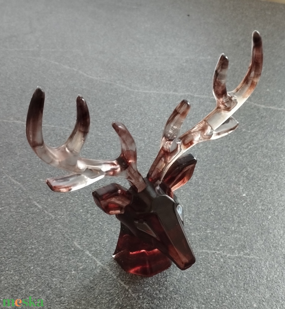 Szarvas ékszertartó dísz - otthon & életmód - dekoráció - dísztárgy - Meska.hu