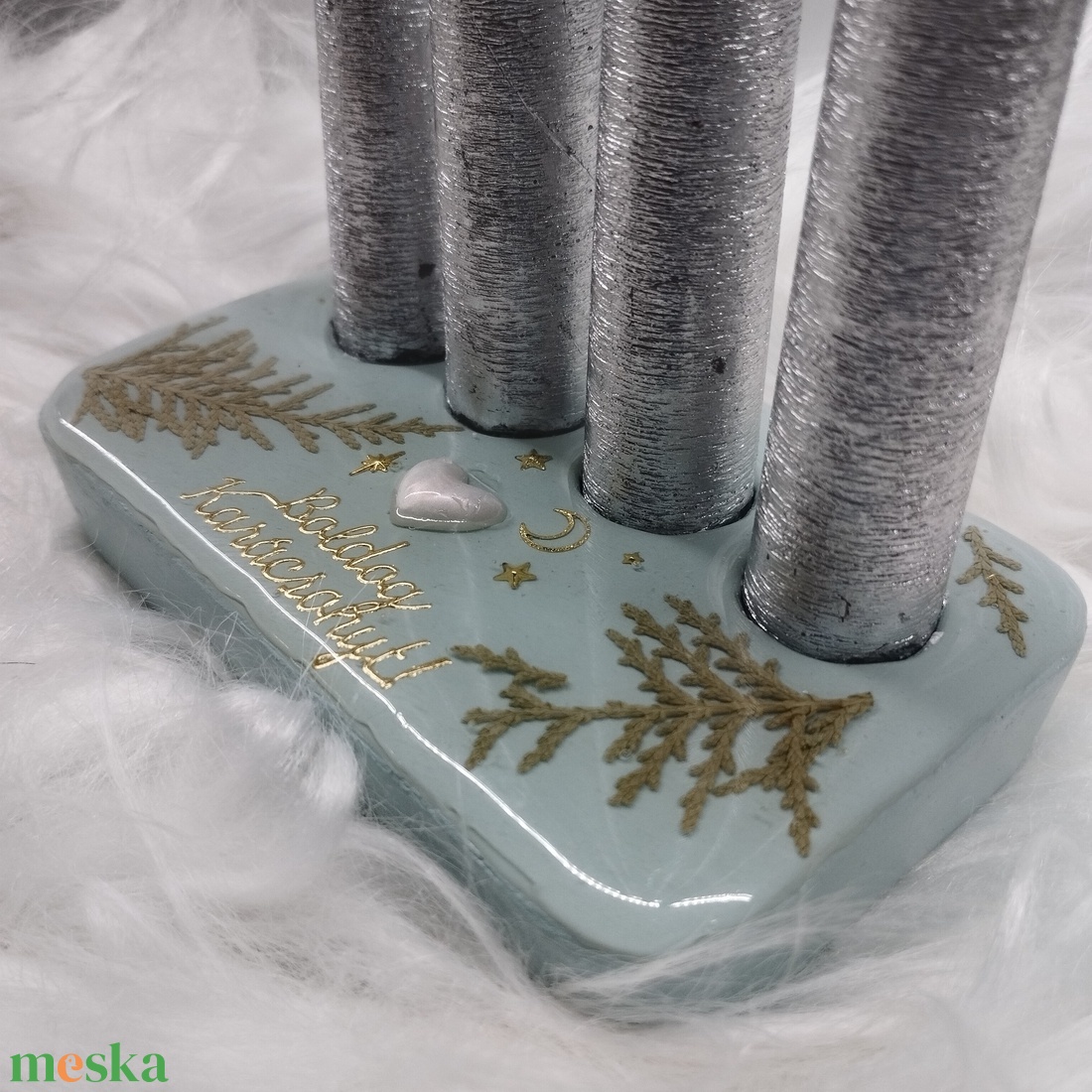 Adventi koszorú újragondolva többféle  - karácsony - adventi díszek - adventi koszorú - Meska.hu