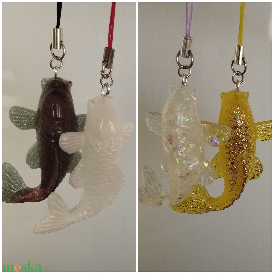 Halacska kis dísz/kulcstartó - táska & tok - kulcstartó & táskadísz - kulcstartó - Meska.hu