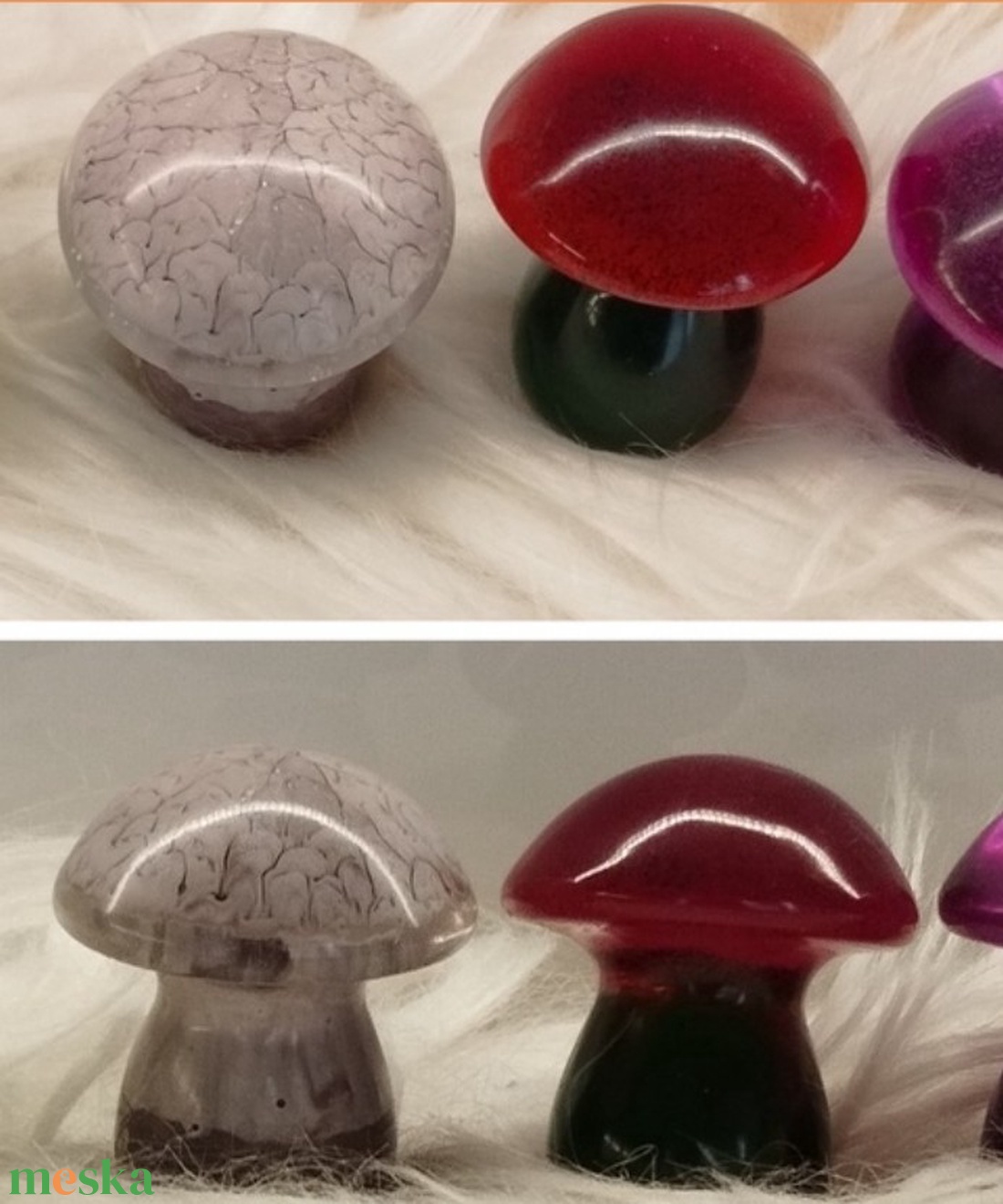 Kicsi gomba dekoráció -több színben - otthon & életmód - dekoráció - dekoratív figurák és szobrok - Meska.hu