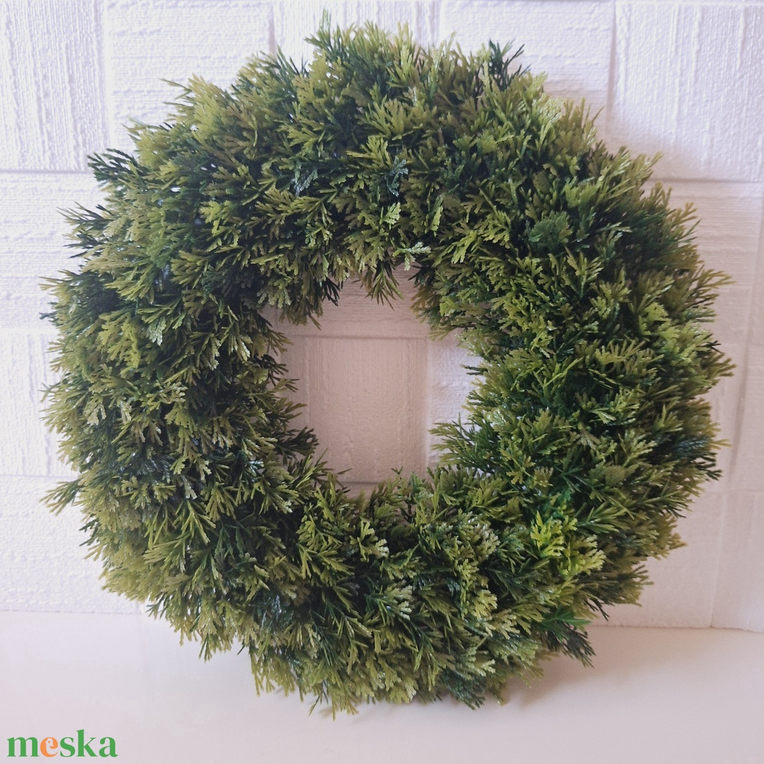 Mű tuja koszorú alap II. - kellékek & szerszámok - dekorációs kellékek - egyéb kellékek - Meska.hu