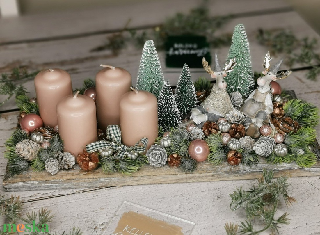 Adventi asztaldísz - karácsony - adventi díszek - adventi asztaldísz - Meska.hu Adventi asztaldísz - karácsony - adventi díszek - adventi asztaldísz - Meska.hu