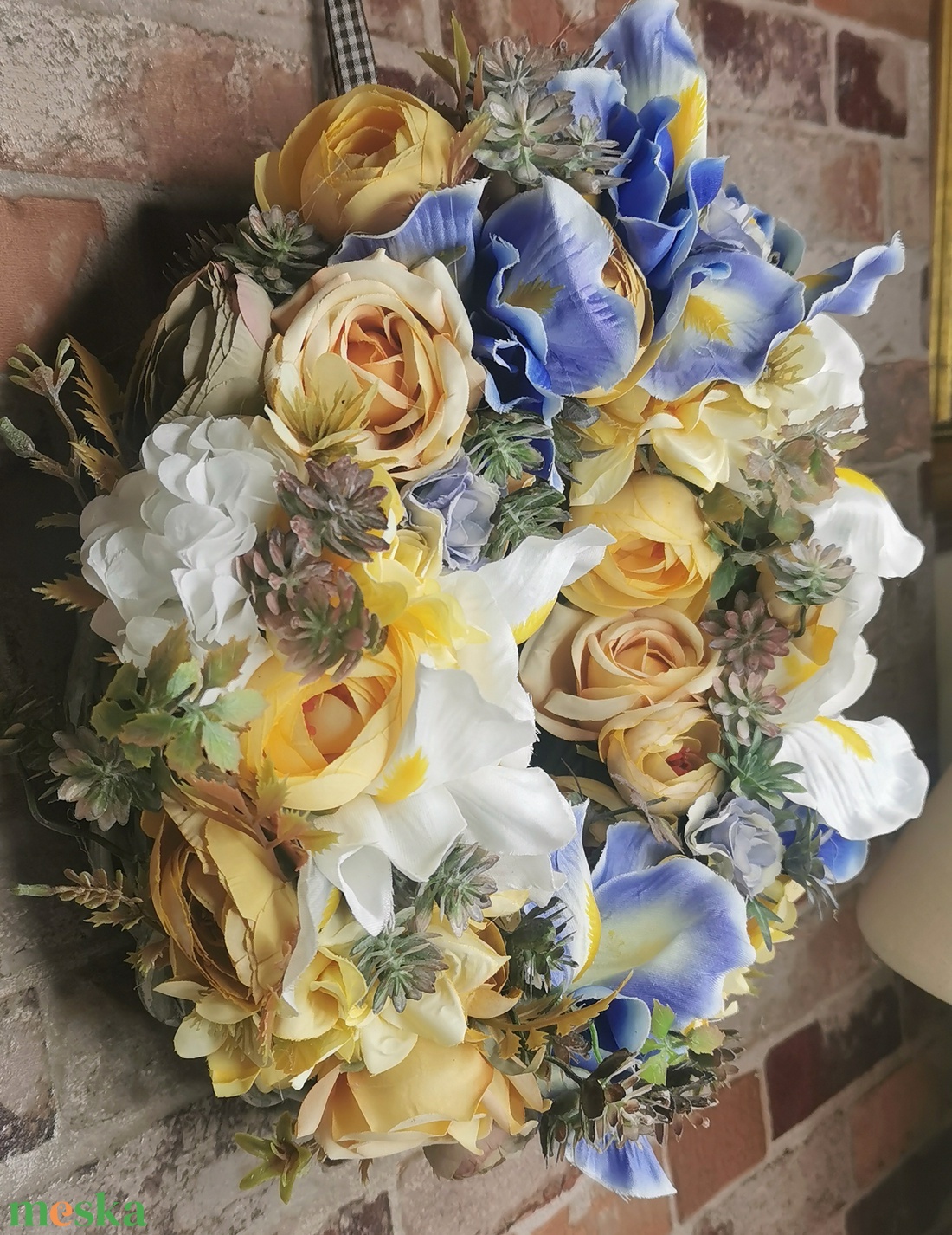 Íriszes kopogtató - otthon & életmód - dekoráció - ajtó- és ablak dekoráció - ajtódísz & kopogtató - Meska.hu