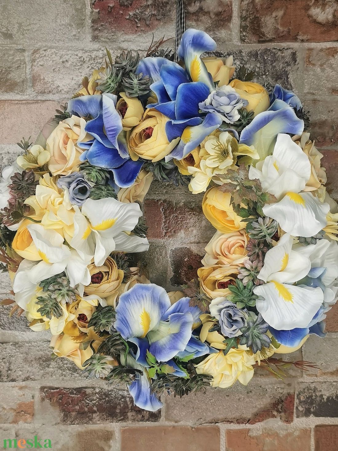 Íriszes kopogtató - otthon & életmód - dekoráció - ajtó- és ablak dekoráció - ajtódísz & kopogtató - Meska.hu