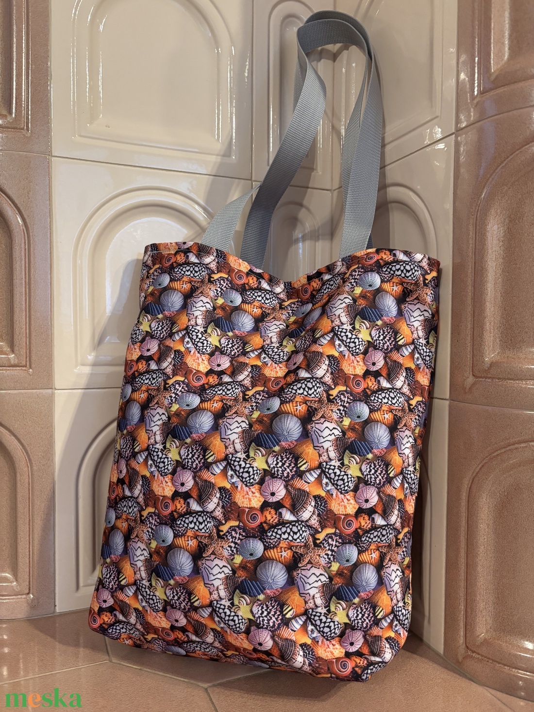 Bevásárló táska, erős vászonból - táska & tok - bevásárlás & shopper táska - shopper, textiltáska, szatyor - Meska.hu