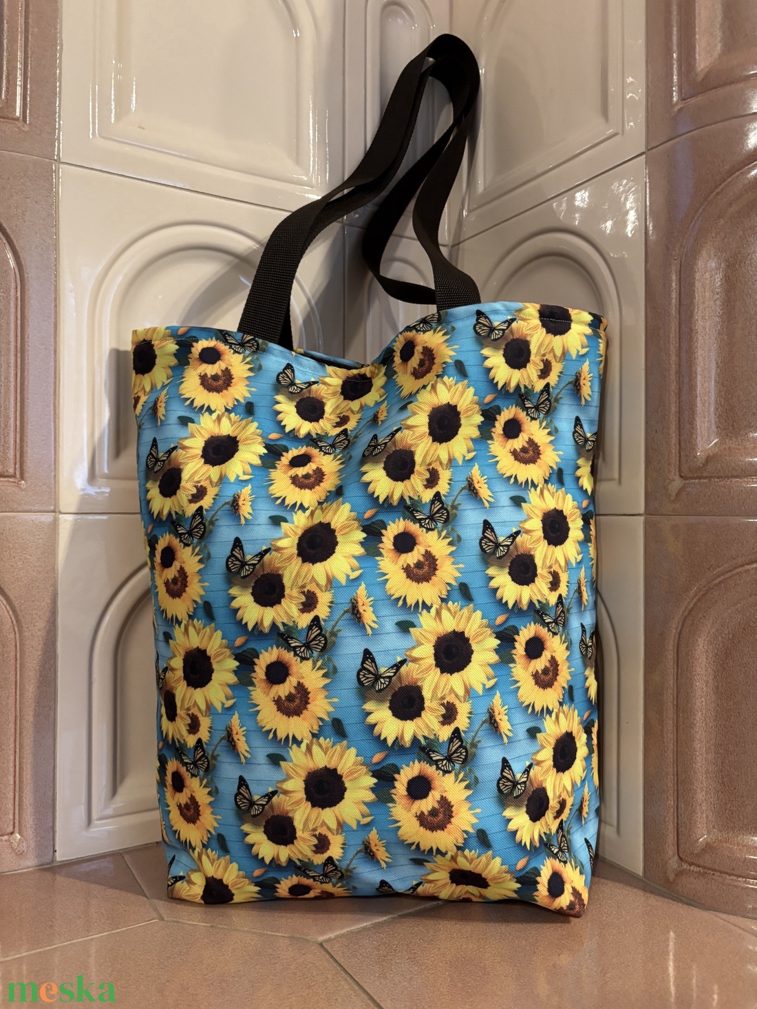 Bevásárló táska, erős vászonból - táska & tok - bevásárlás & shopper táska - shopper, textiltáska, szatyor - Meska.hu